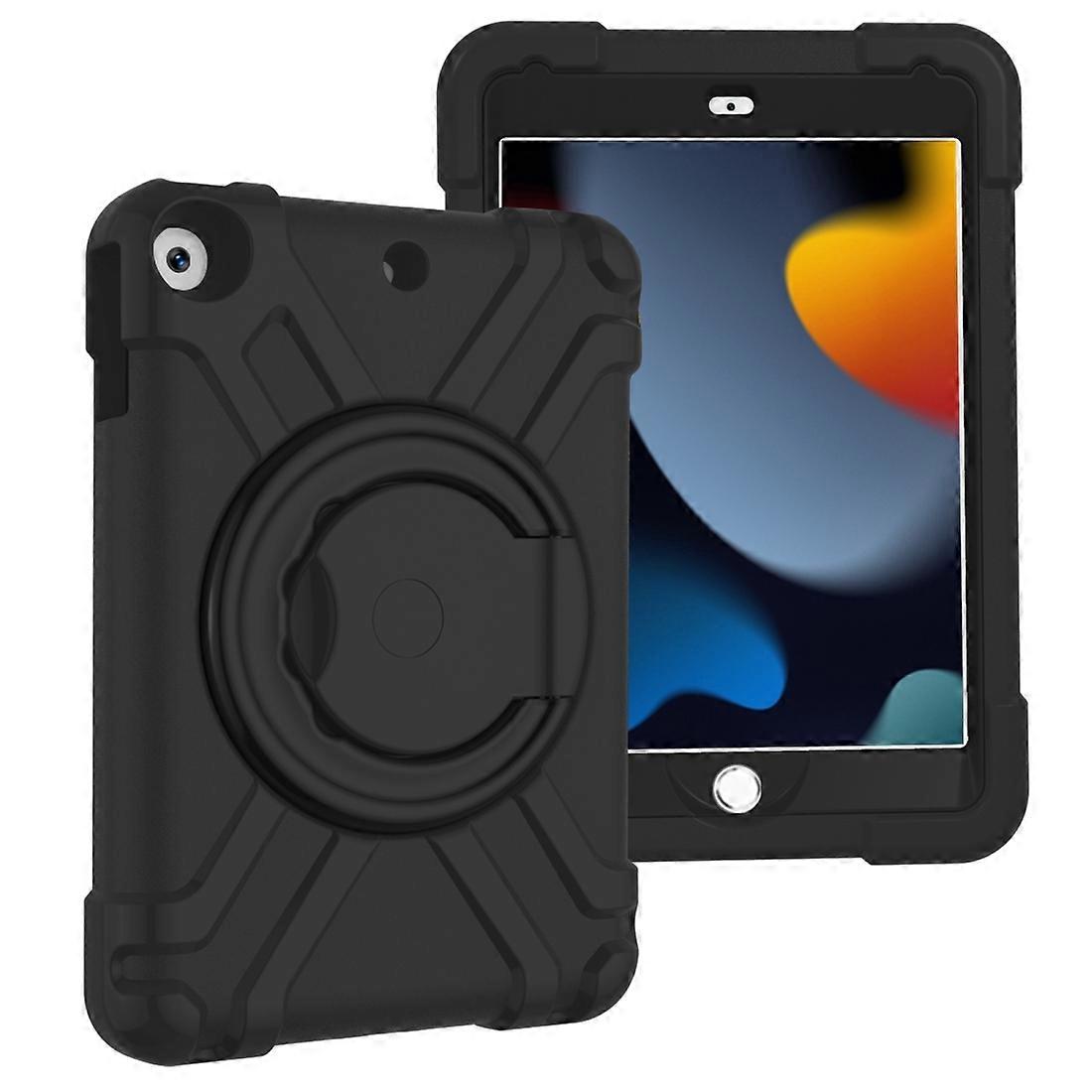 EVA + PC Flat Protective Shell with 360  Rotating Bracket For iPad 10.2