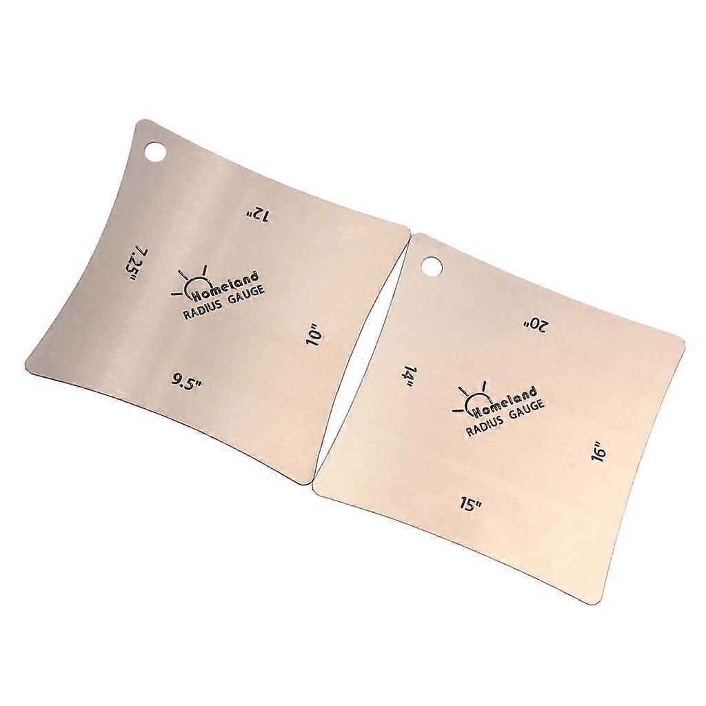 Gitarr Greppbräda Mätning Radie Mätare Förpackning med 2