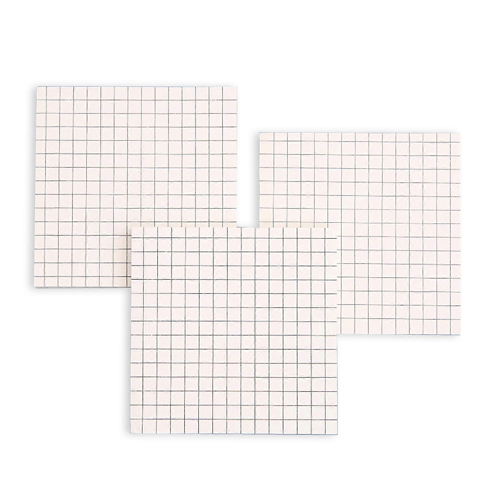 Simple convenience sticker sticky strong square horizontal line note can be torn message many times stick cute note paper
