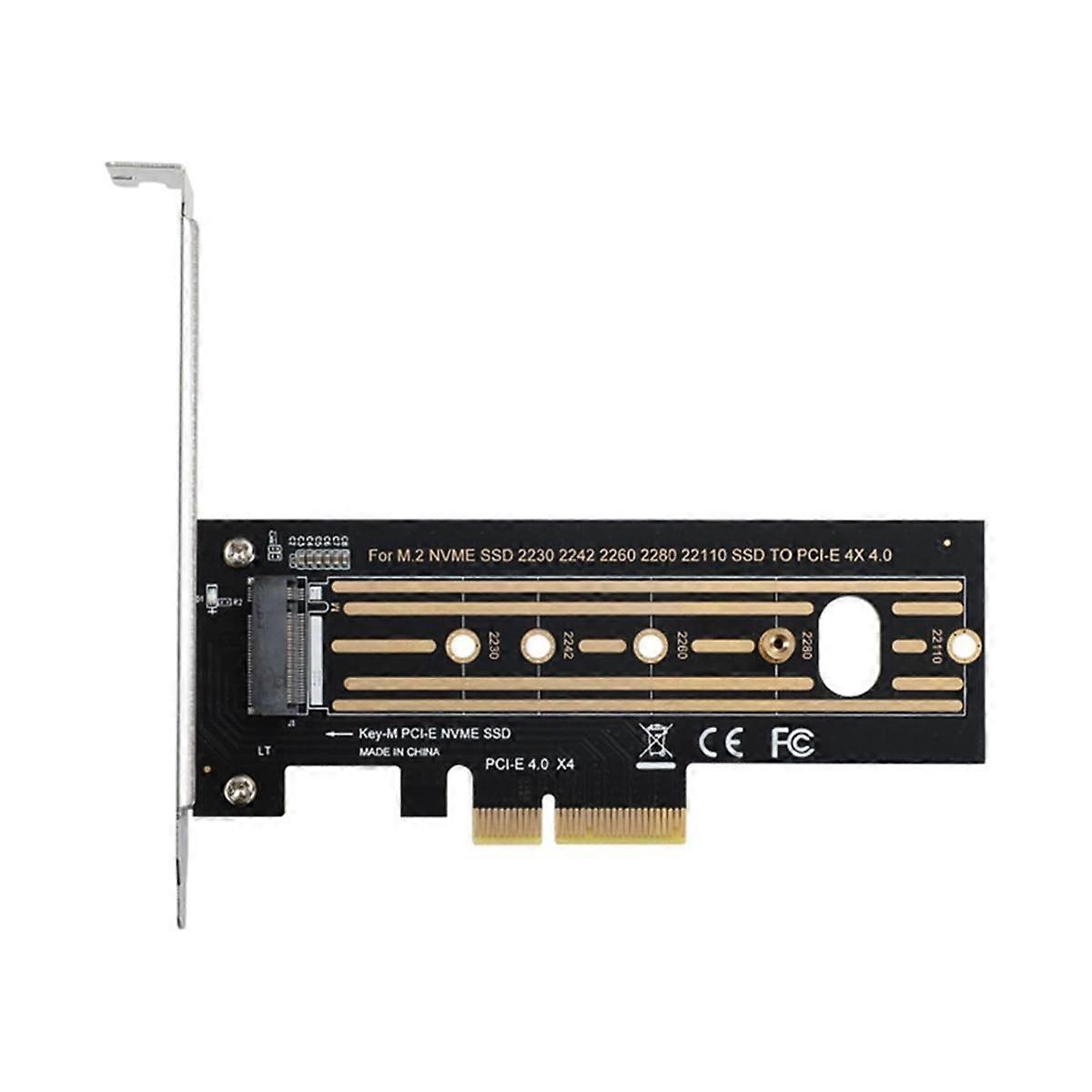 M.2 NVMe SSD to PCIE Adapter M-Key Interface Card for M.2 NVMe SSD to PCIe X16 Hard Drive Disk Adapter Expansion Card