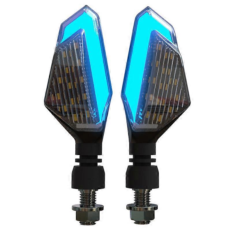 2PCS Motorcycle LED Turn Signal Light Running Lights Indicator Blinker Lamp   