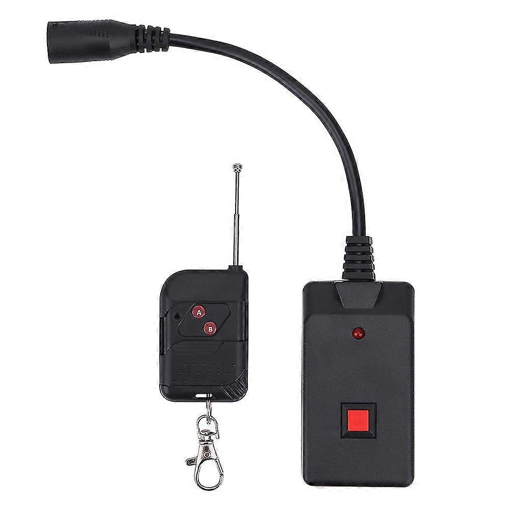 3 دبابيس xlr اللاسلكية جهاز استقبال التحكم عن بعد للدخان الضباب آلة دي جي المرحلة تحكم مستقبلات الضباب مع مؤشر ضوء 433mh