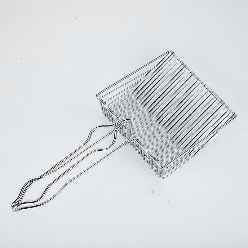 Silver (1cm deviation) - Metal cat litter scoop