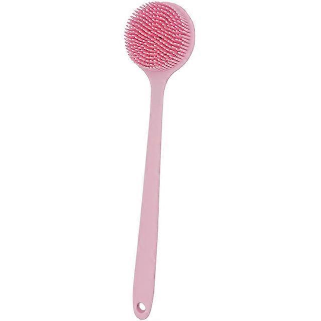 Soft Silicone Back Scrubber Shower Bath Body Brush with Long Handle, BPA-Free, Hypoallergenic, Eco-Friendly