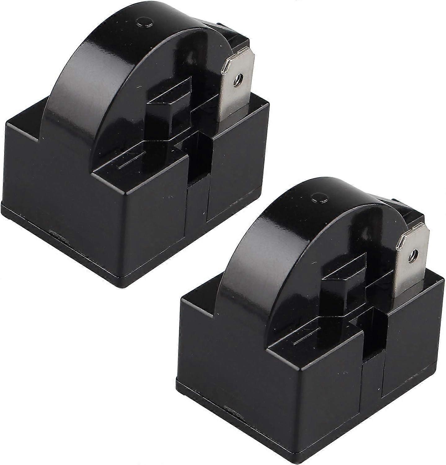 Pack 15 Ohm 220V Single Pin PTC Starter Relay for Fridge Freezer and Compressor Black1 Foot
