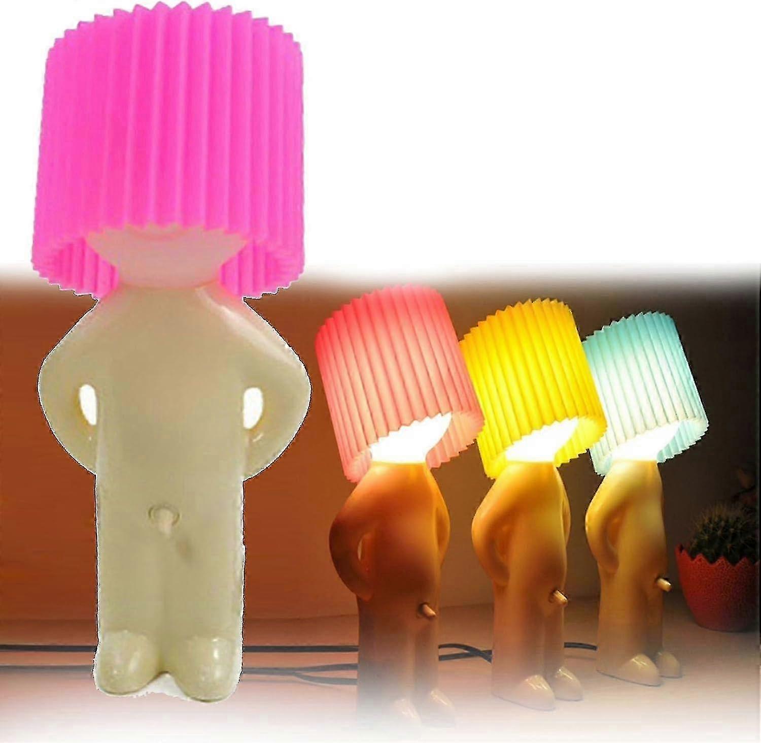Naughty Boy Mr.p A Little Shy Man Creative Lamp Small Night Lights100% New