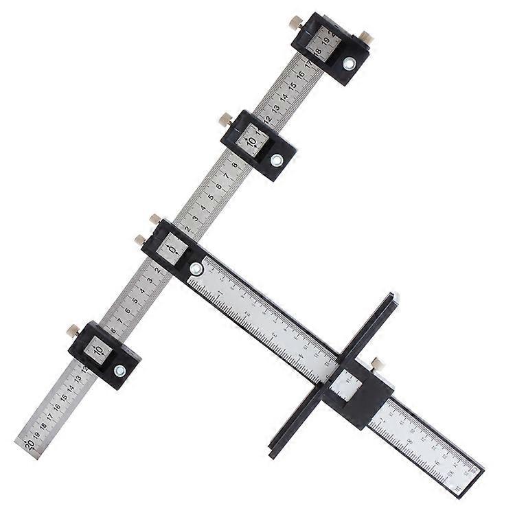 2025 Suitable Punch Locator Drill Guide, Adjustable Cabinet Hardware Jig Hole Locator Drill Guide