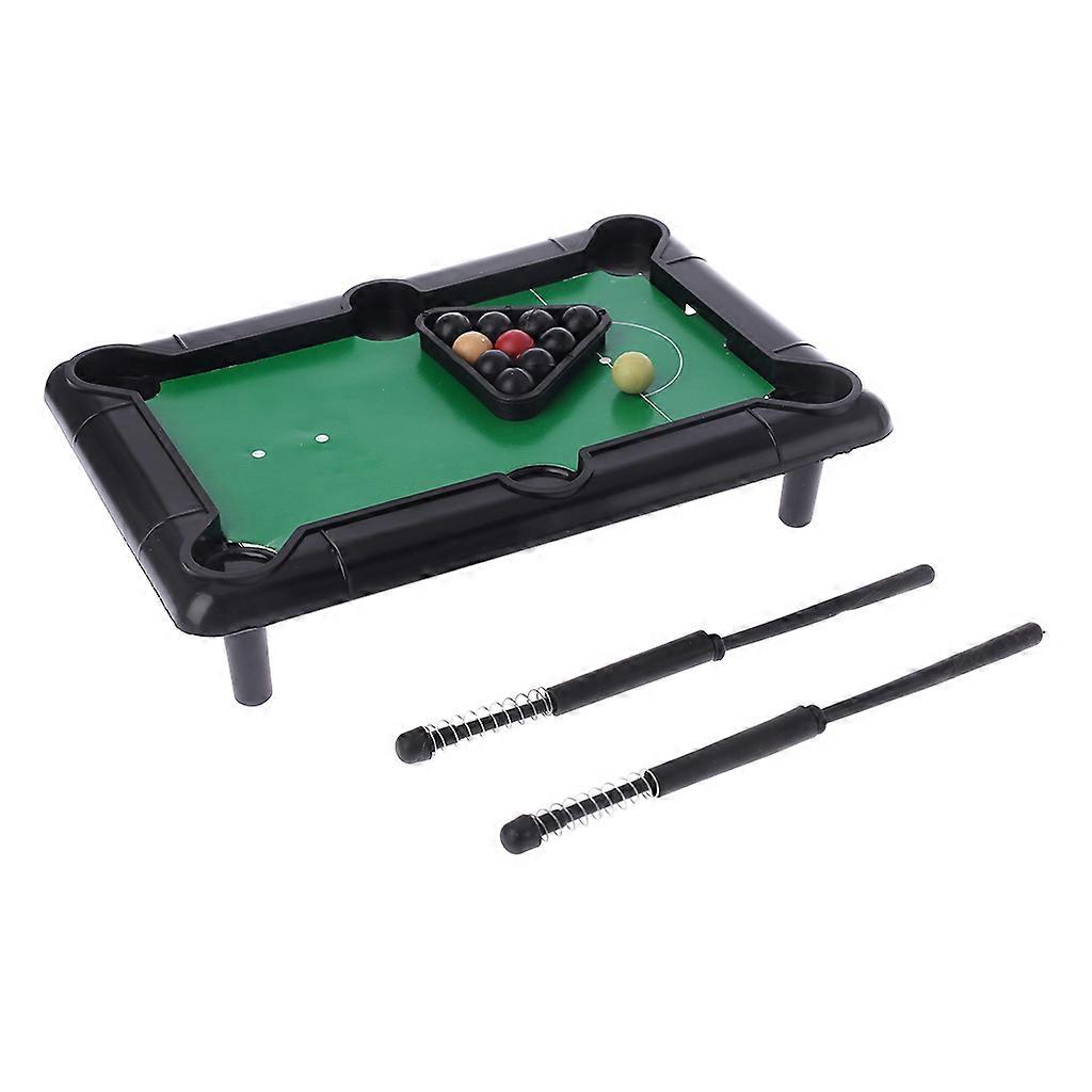 Novelty Mini Desktop Pool Table Billiard Tabletop Pool Toy Game Set Parent-child