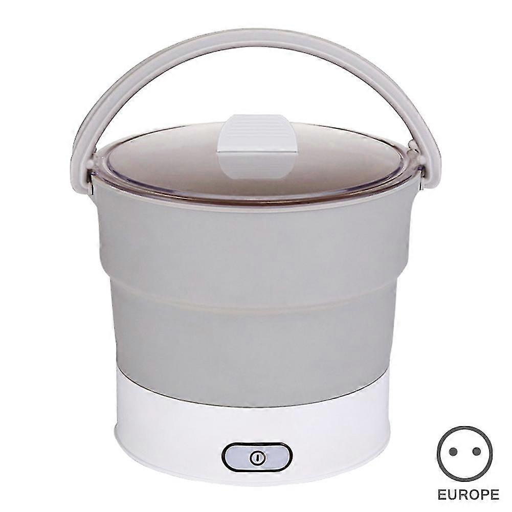 Folding Hot Pot Electric Skillet Kettle Heated Food Container Travel Cooker Tool-MXBC