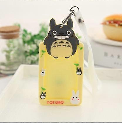 High Quality Cute Cartoon Silicone Card ID Holder Credit Card Bus Card Case Key Holder Ring Luggage Tag Trinket 12 Styles