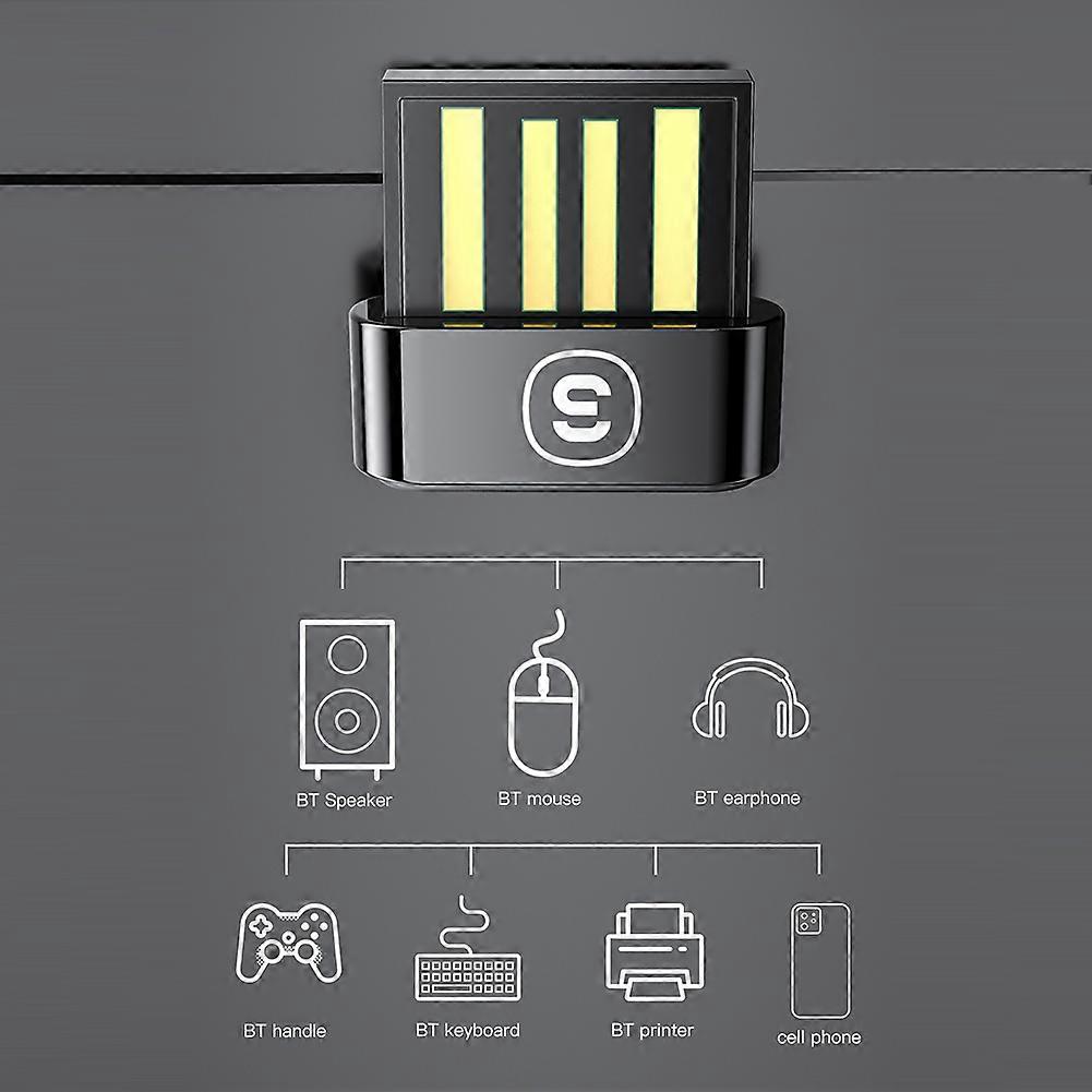 Wireless Transmitter Receiver Portable Wireless USB Adapter Dongle External Bluetooth-compatible for Android Tablet/Phone