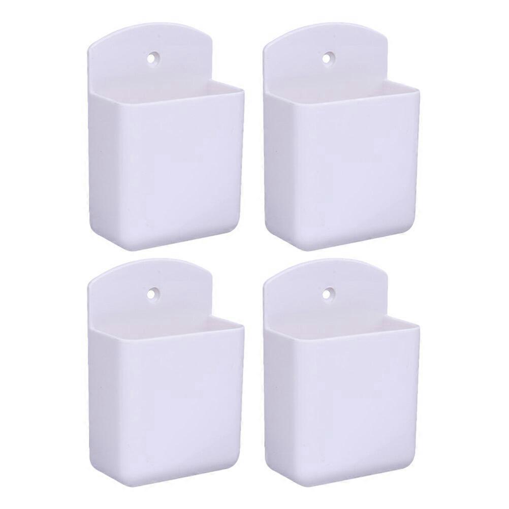 4pcs Air Conditioner Controller Holder Rack Wall Mounted Remote Control Holder