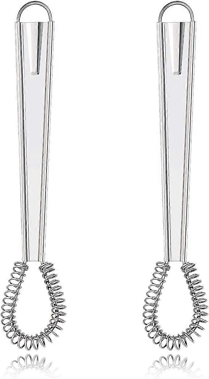 1Pcs Small Whisk, Stainless Steel Whisk for Baking Cooking Mixing Eggs, Egg Beater Manual Coil Whisk