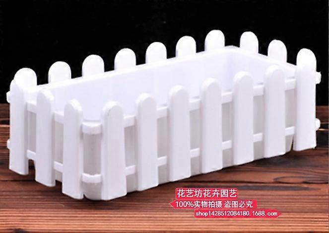 2pcs Flowerpot Rectangular Cultivation Pot Succulent Plant Container Window Planting Box