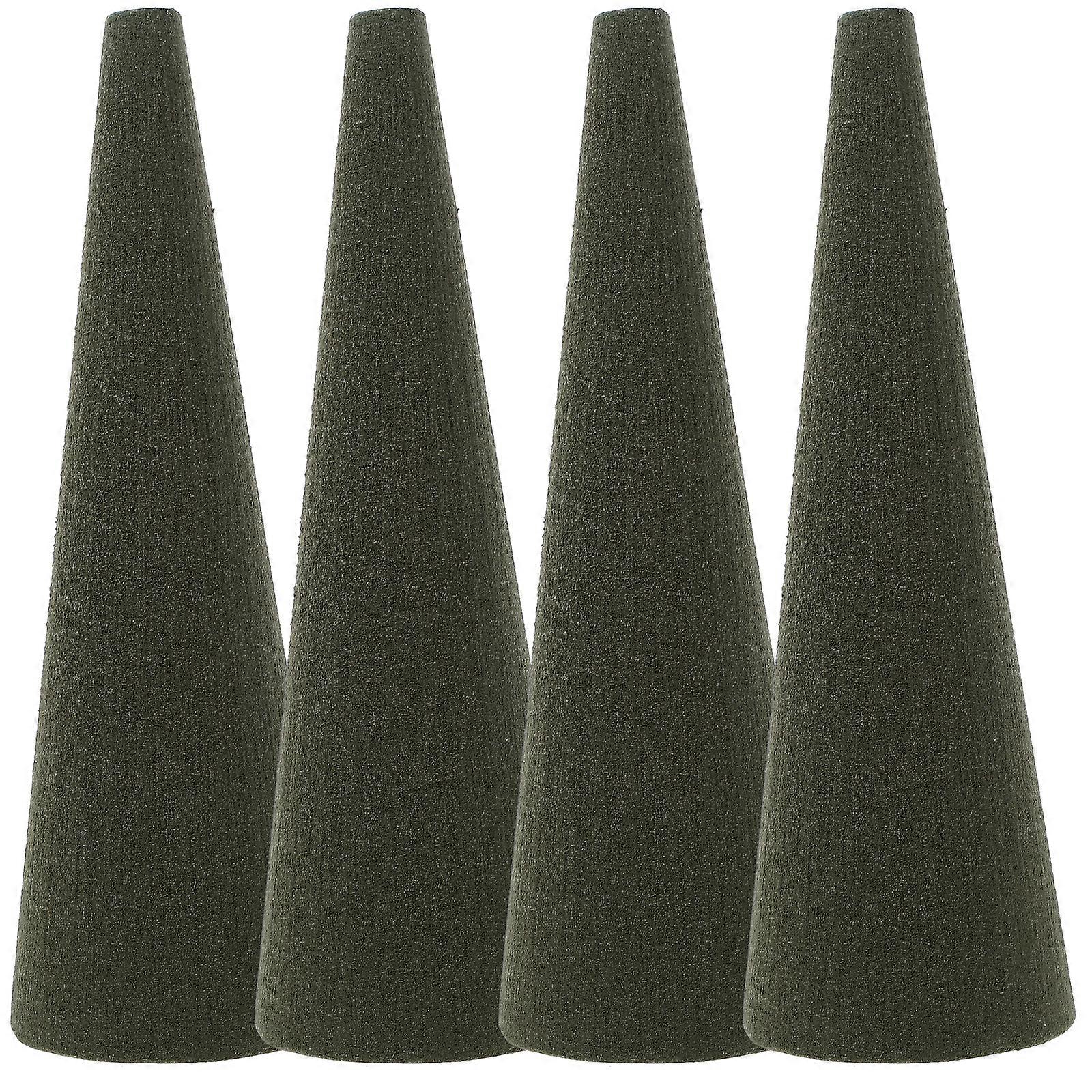 4pcs Flower Muds DIY Cone Shape Flower Muds Flower Diy Material Flower Arrangement Material