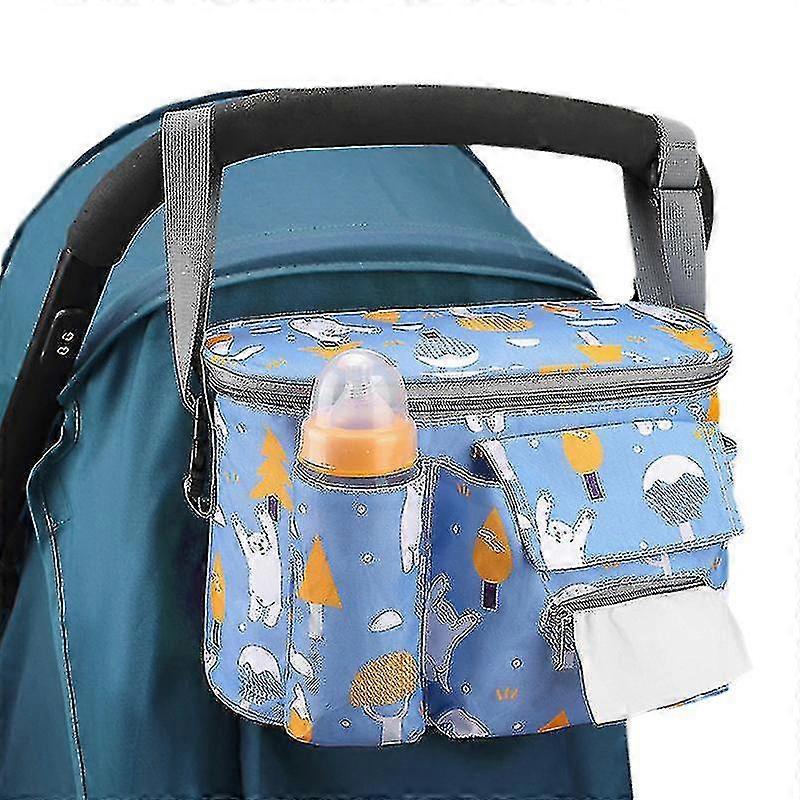 Baby Stroller Hanging Bag Multi-functional Go Out Mummy Bag Waterproof Mother And Baby Storage Bag Stroller Bag#d794068