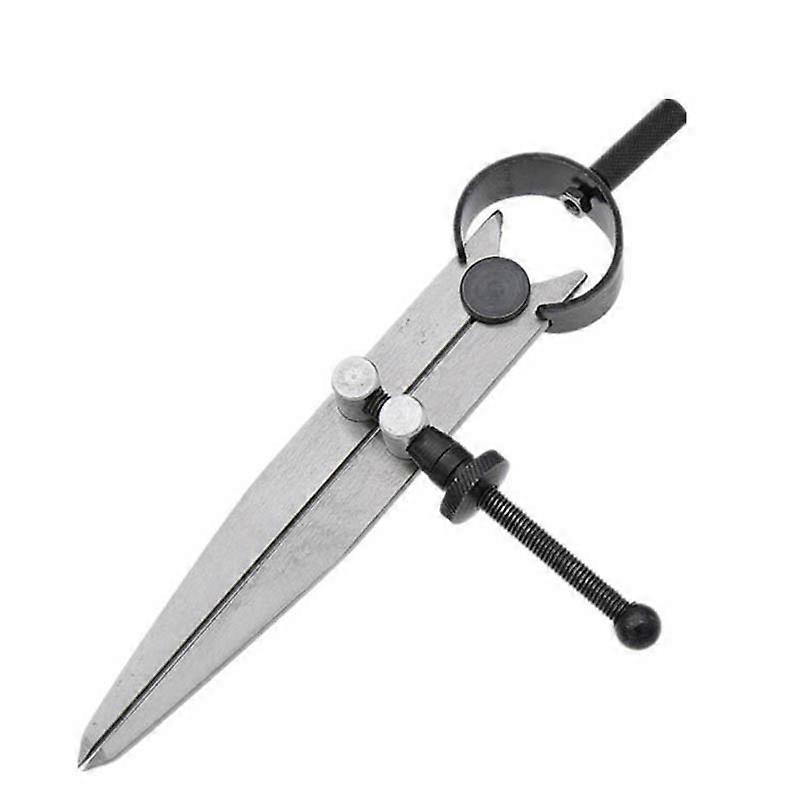 DIY Craft Line Marking Gauge Leather Tool Adjustable Compasses Gauges Wing Divider Leathercraft Rotating Scratch Gauge