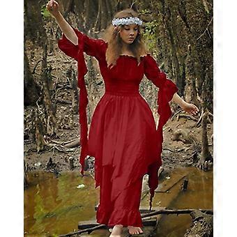 red renaissance dress costume Red Velvet Renaissance Dress, Elizabeth Bathory Gown, 1500s Velvet Gown