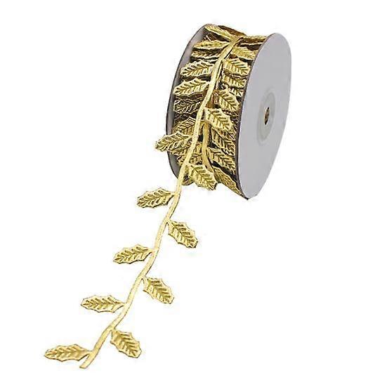 3D Leaf Lace Trim 10m Roll Barevná Tkanina Dekorativní Stuha Víceúčelový List Dárek