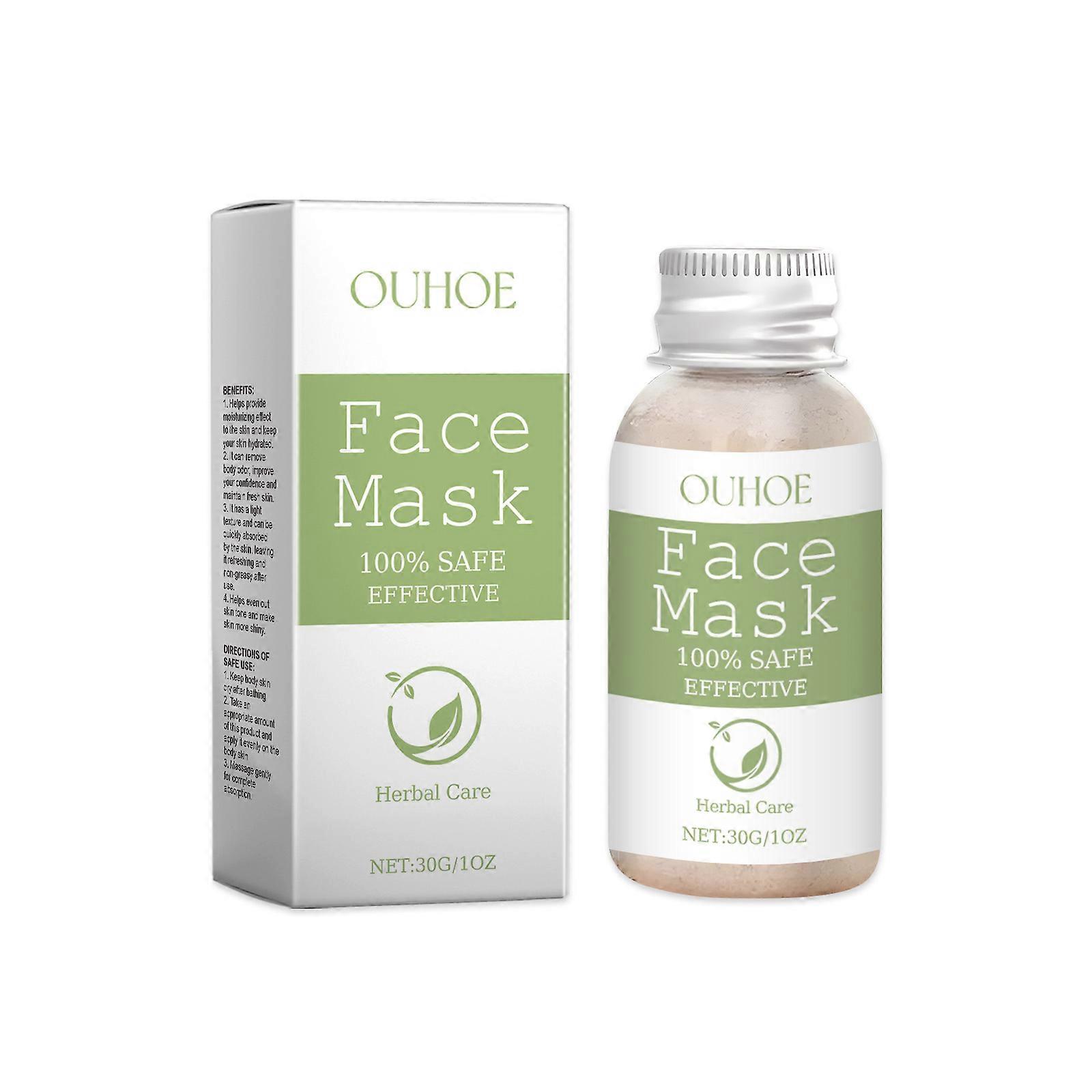 Herbal Mask Powder for Acne & Oil Control  Nourishing Vitex & Tamarind Extracts, Deep Pore Cleansing, Gentle & Easy to Use, Reduces Blackheads & White