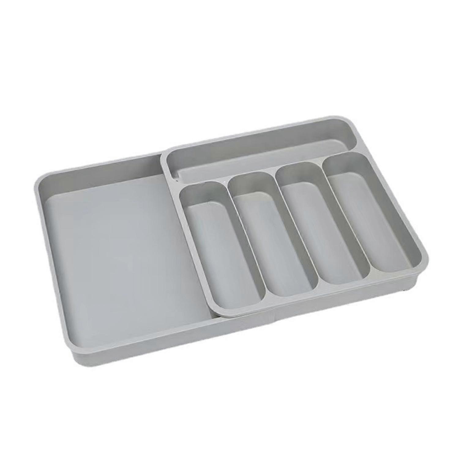 Cutlery Storage Box Classification Organization Expandable Large Capacity Multi Compartments
