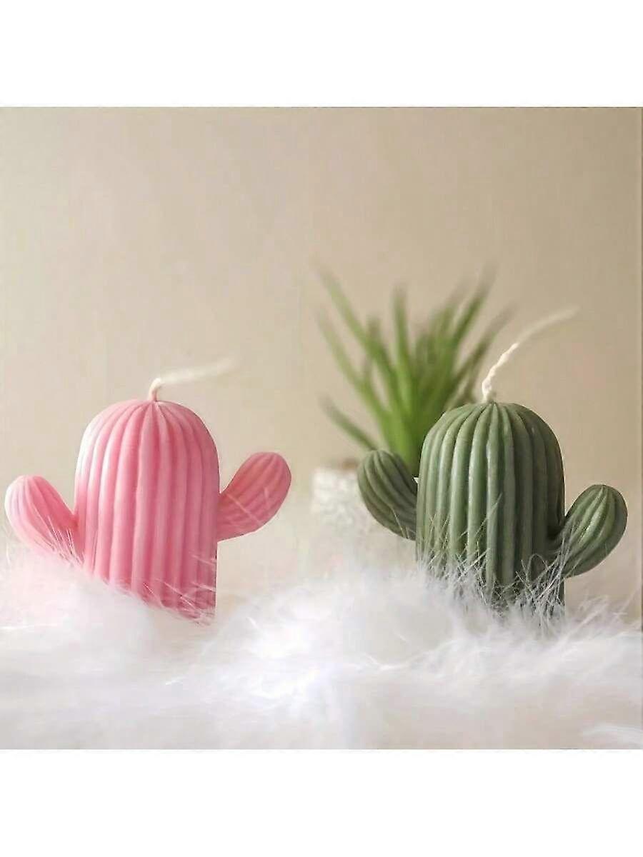 قالب سيليكون شمعة الصبار ، قالب الجص النضرة 3D ، الراتنج الروائح الصب DIY الصابون اليدوي / شمعة / الديكور / الطين صياغة العفن