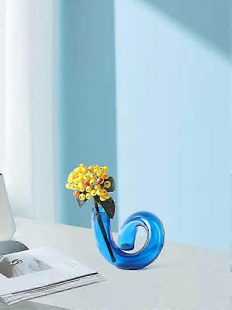 Irregular Colored Special-Shaped Glass Vase