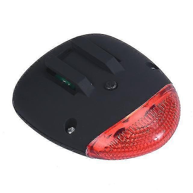 Waterproof Solar Bicycle Head Lamp Bicycle Flash Safety Light1pcsblack