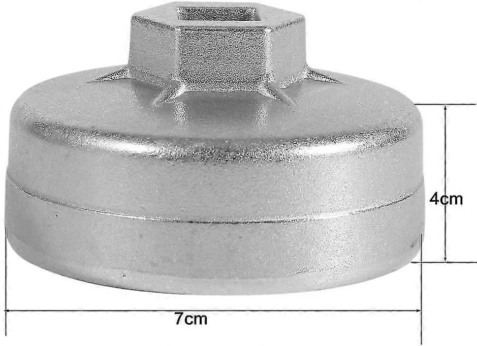 901 65mm 14 Flutes Wrench Oil Filter Socket Wrench Tool Cap Wrench Cap 901 Aluminum Case Remover Car Remover Tool