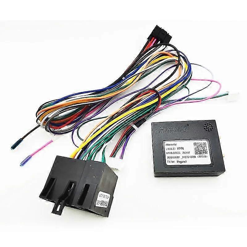 CANBus Decoder ISO Radio Harness Adapter 16 Pin Plug Connector Android for Renault Megane 2 Clio Mk3