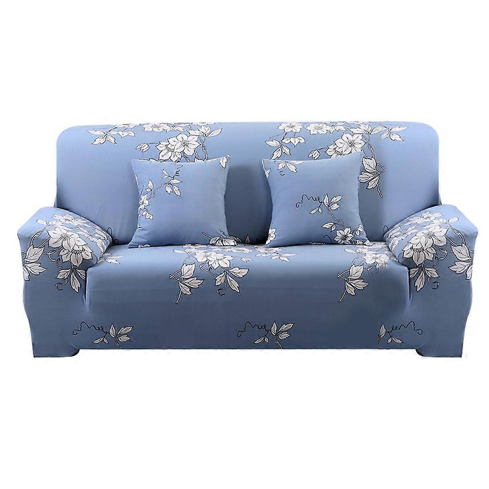Flower Pattern Soft Sofa Cover Slipcover Sofa Protector Decoration (for 3 Seat Sofa)