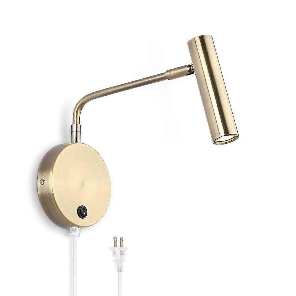 Plug-in Wall Lamp for Bedside Lighting, 3000K Warm White, Modern Style, Energy Efficient, Easy Installation