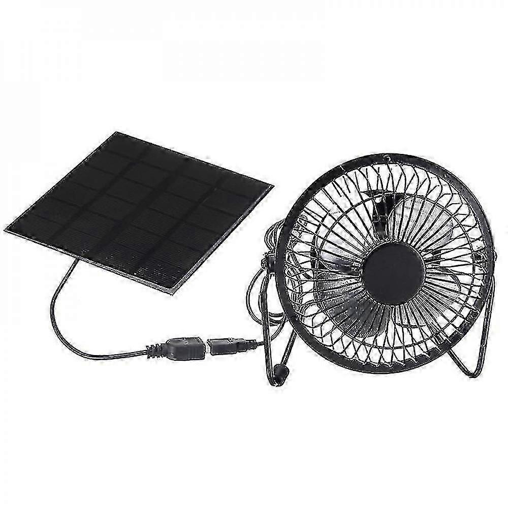 Ventilationsfläkt usb solpanel järnfläkt RDL
