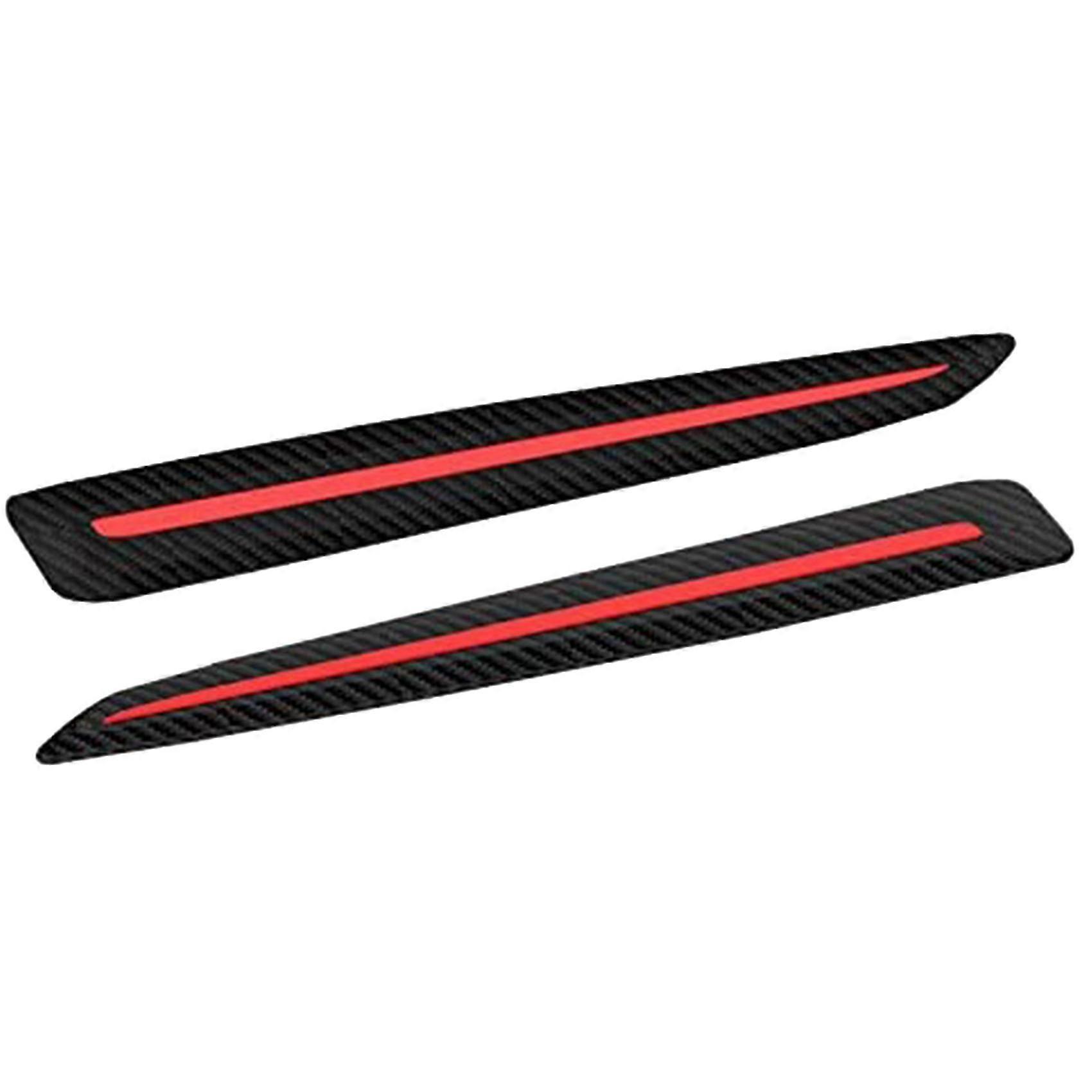 2 Pack Universal Anti-Collision Patch Bumper Guard Strip Anti-Scratch Bumper Protector Trim for Car