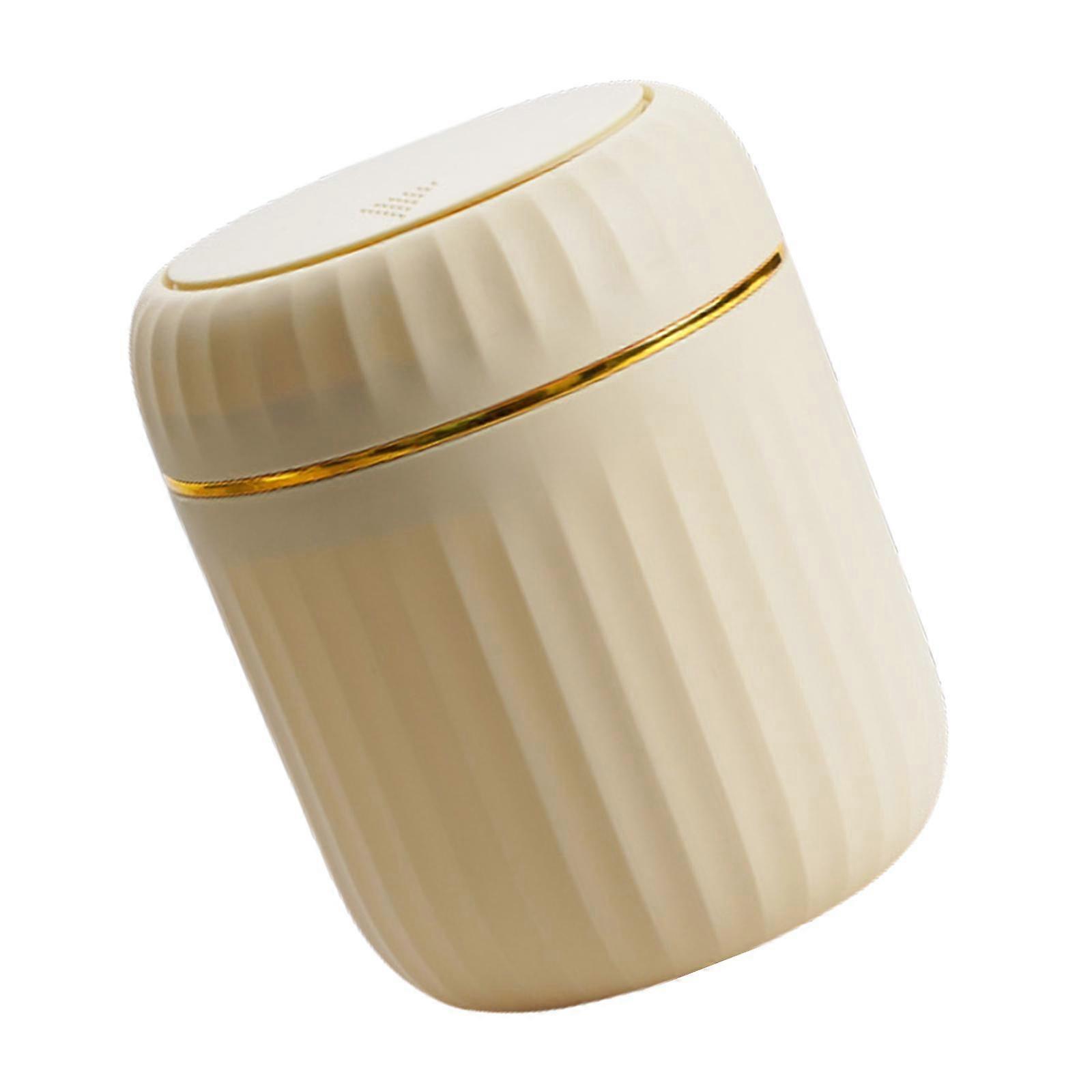 Compact Desktop Trash Can with Lid Desktop Trash Can for Office and Home Use Plastic Waste Bin Organization Container