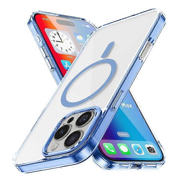 Compatible For iPhone 16 Pro Max Case Compatible with MagSafe TPU+PC Transparent Phone Cover