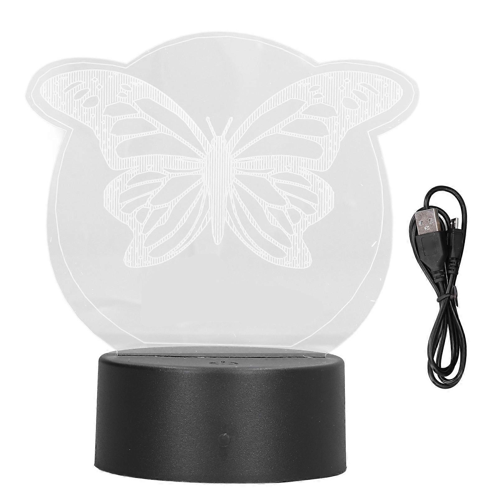 7-Color Touch Controlled 3D Animal Shaped USB Charging Night Lamp with Battery Power and Unique Design