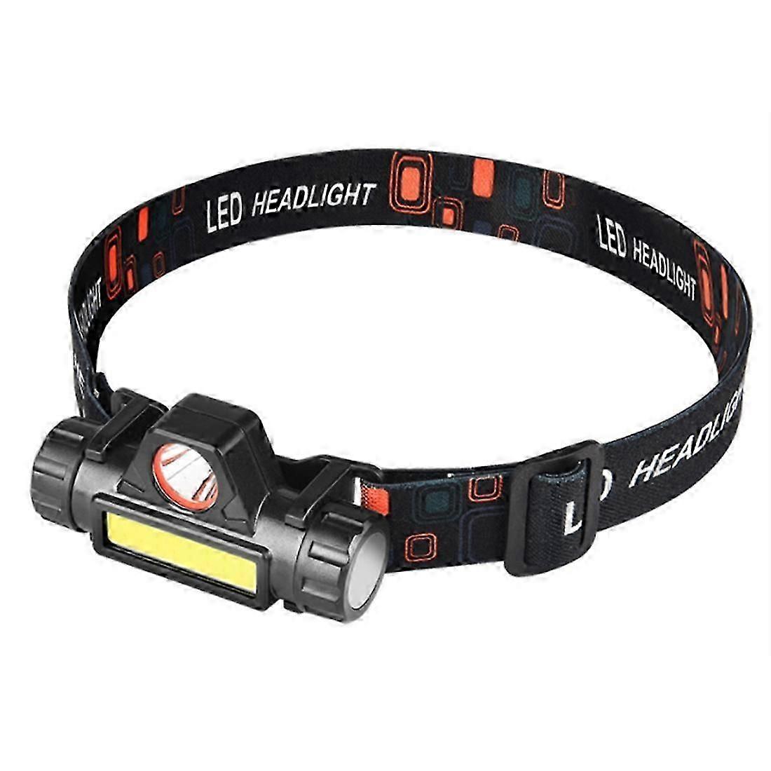 Rechargeable XPE+COB Light,Waterproof Light Flashlight,Adjustable Light,for Cycling,Running,Fishing,Etc