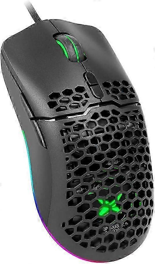 65G (2.29oz) Wireless Lightweight Gaming Mouse with 3200DPI, RGB Backlit and 7 Programmable Buttons