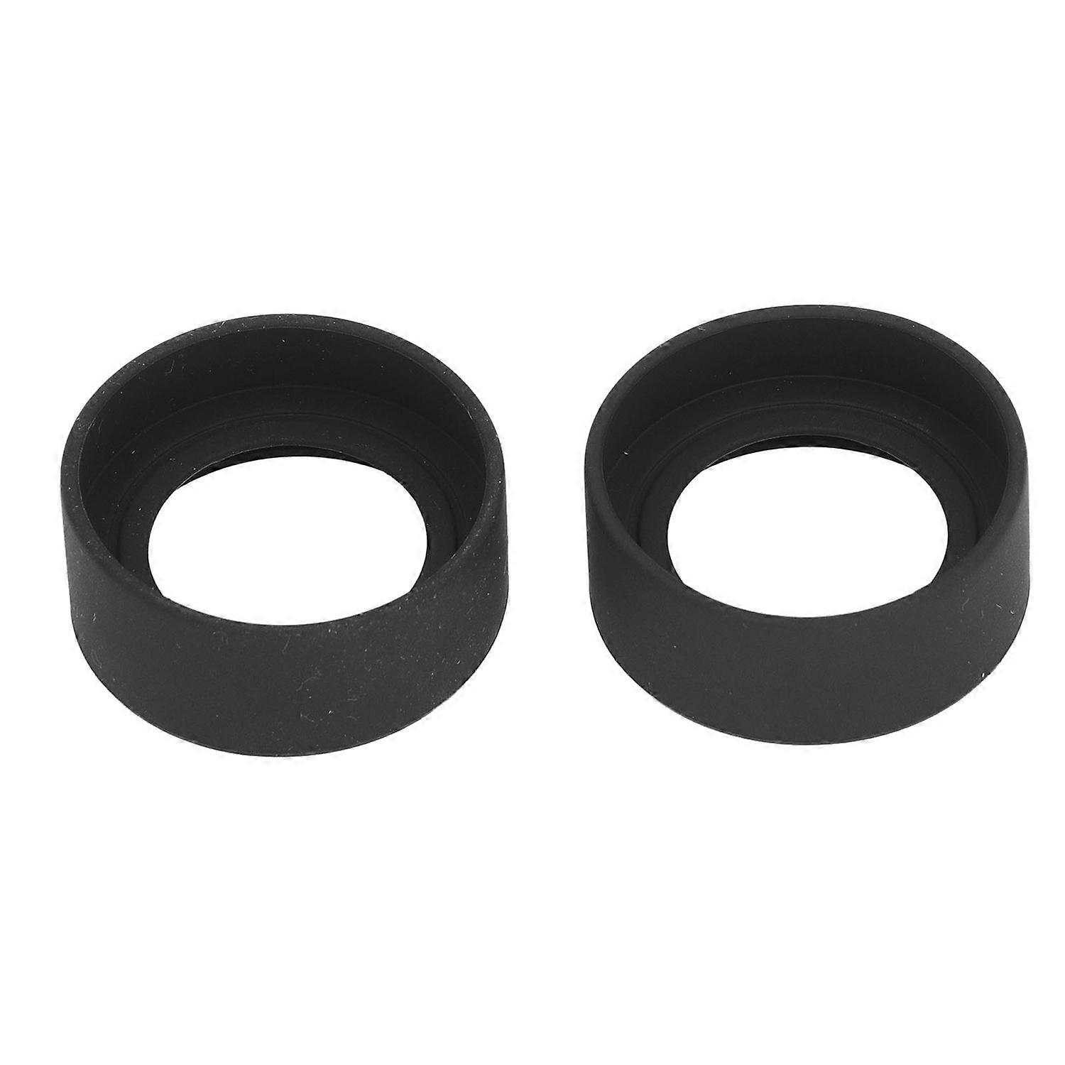 Lot de 2 oculaires de microscope stéréo, protection oculaire à angle plat en caoutchouc pour interface 40-42 mm