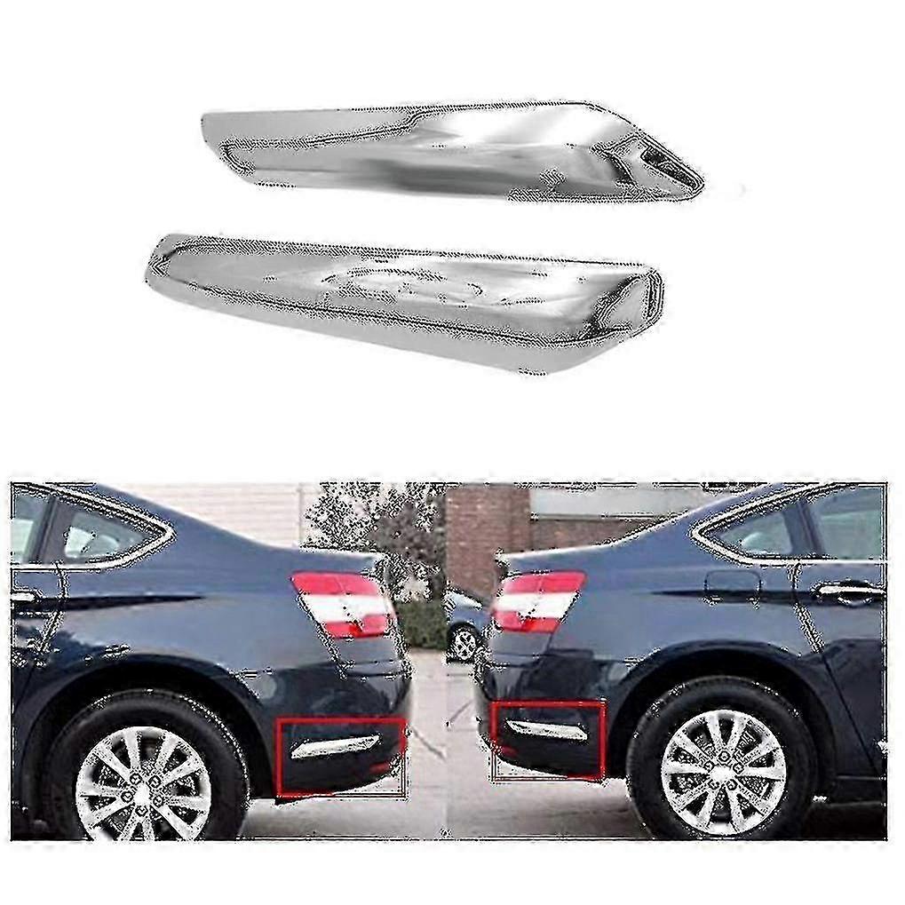 Bande de recouvrement de pare-chocs arrière chromée pour Citroen C5 2009-2012