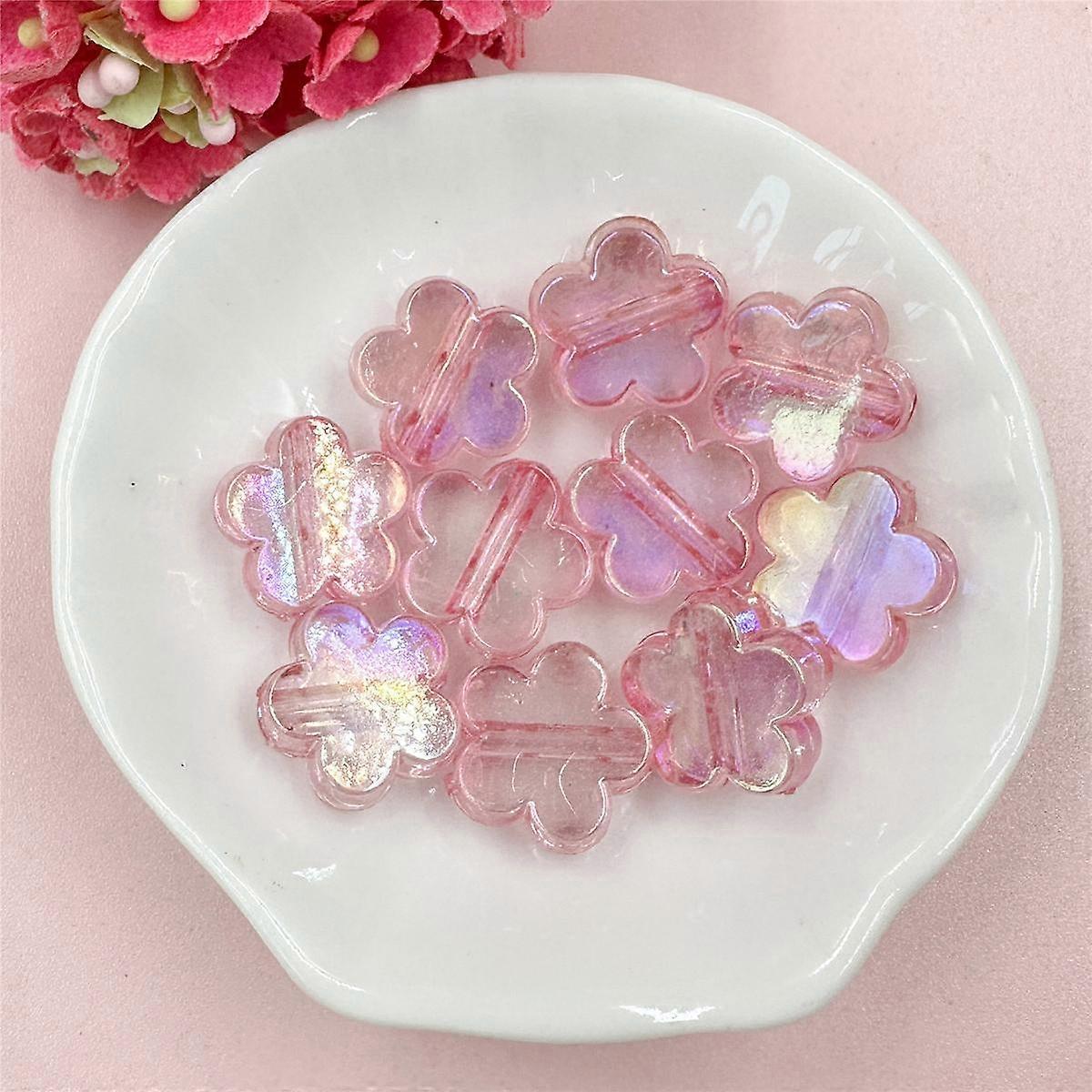 High quality 15mm Handcrafted Flower Beads 10Pcs Beading Neclace Bracelet for Crafted Mobile Phone Chain DIY Findings Jewelry Making