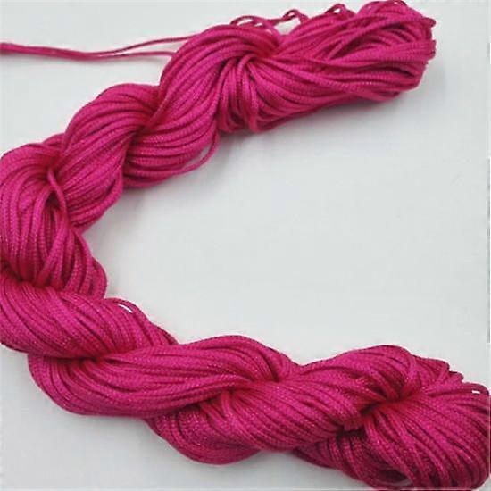 LNRRABC 25M String Cotton Cord Handmade DIY Necklace Making Rope Bracelet Accessories Candy Color