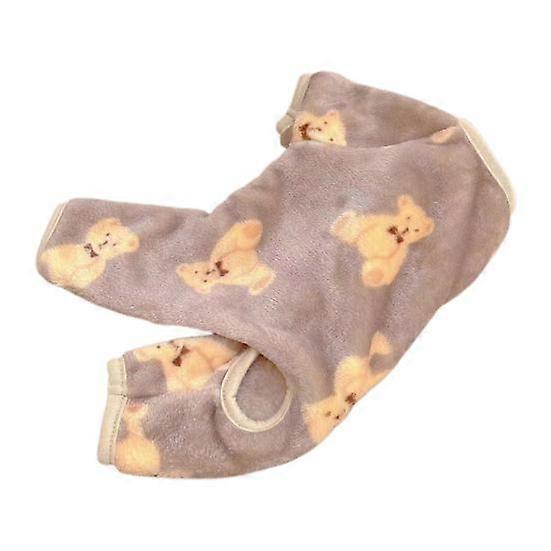 Polyester Dog Pullover Soft Stylish Cartoon Bear Pattern Pet Clothing