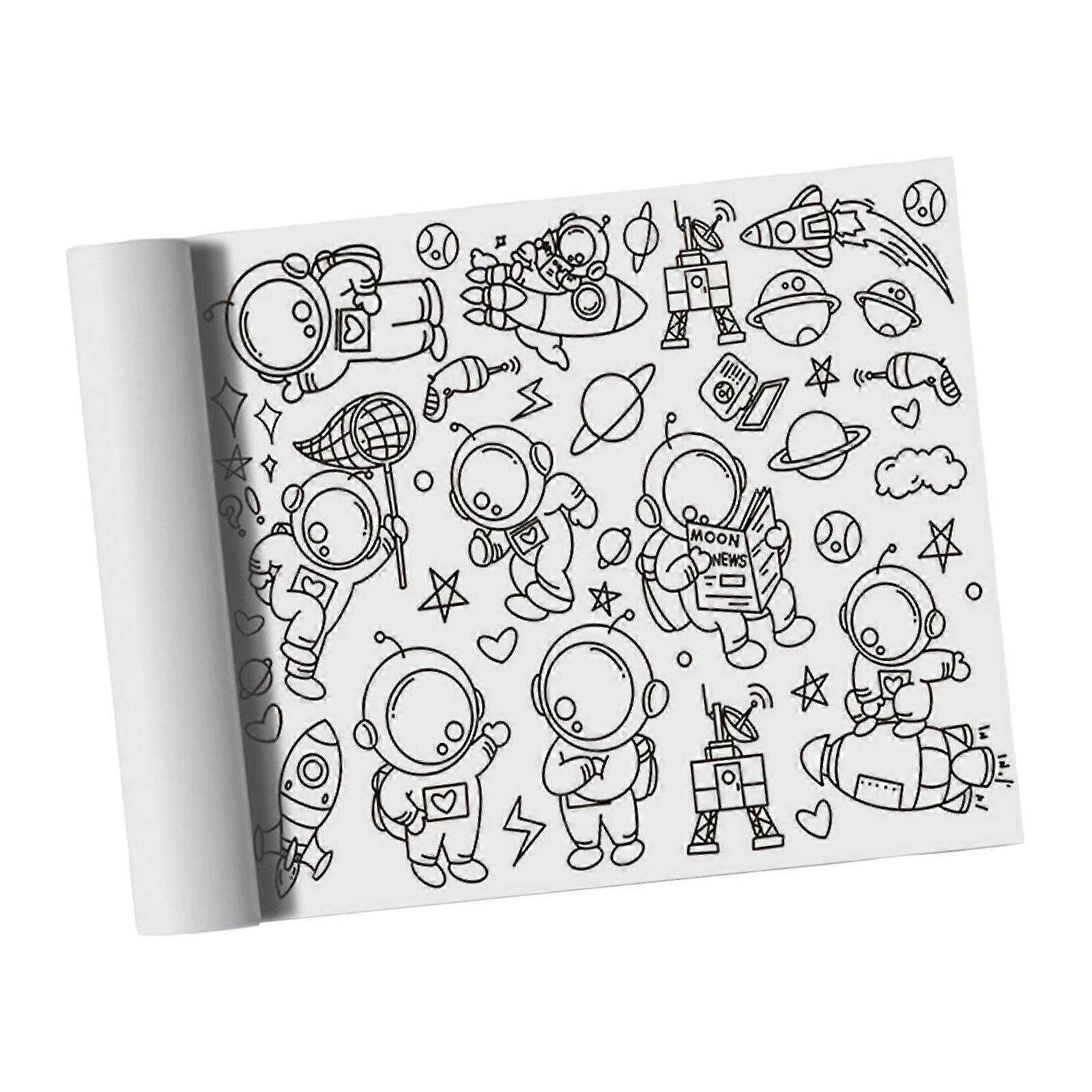 Kids Coloring Paper Roll Toddlers Coloring Poster DIY Art Drawing for Party