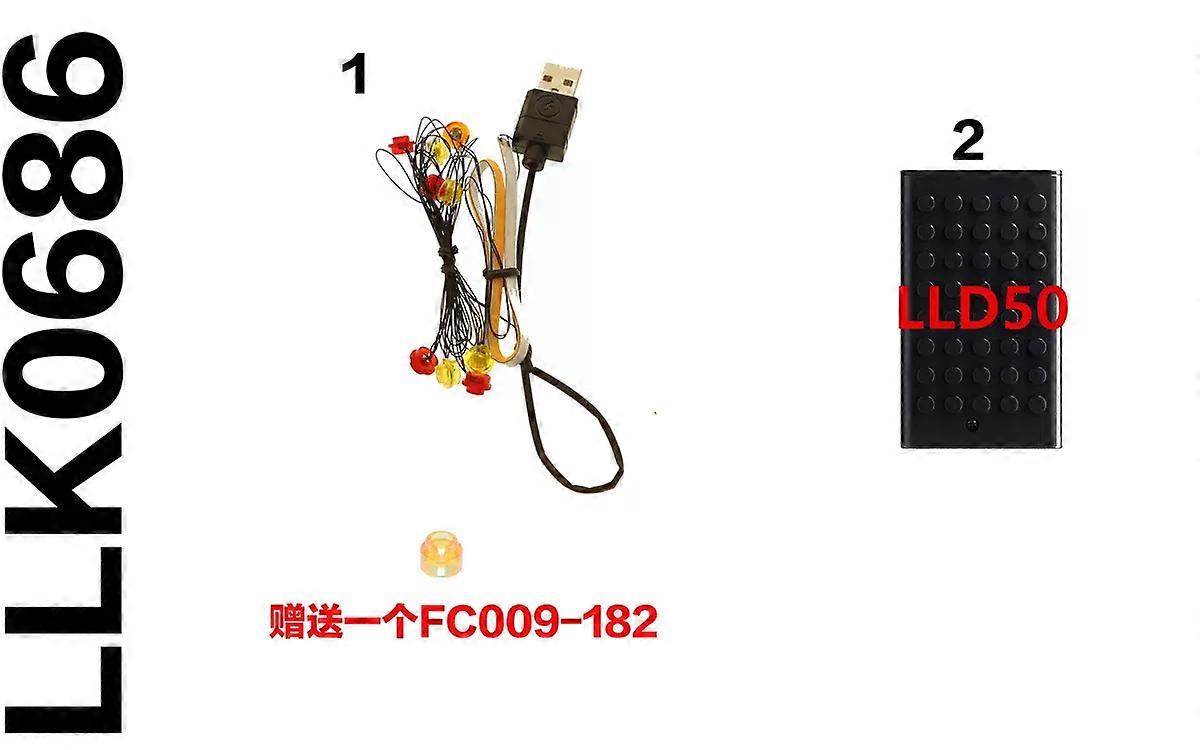 Led Lighting Kit For 40743 Seasonal Christmas Table Decoration Not Include Building Blocks (Only Lighting Set)