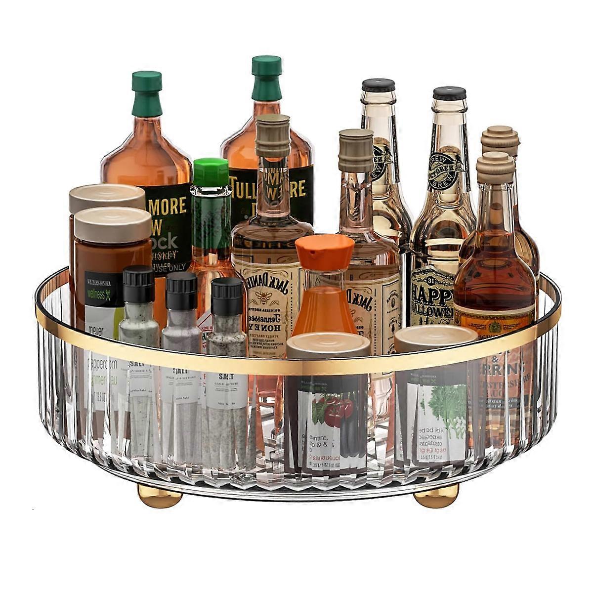 Rotating,Storage,Rack,Kitchen,Turntable,Seasoning,Bottle,Rack,Box