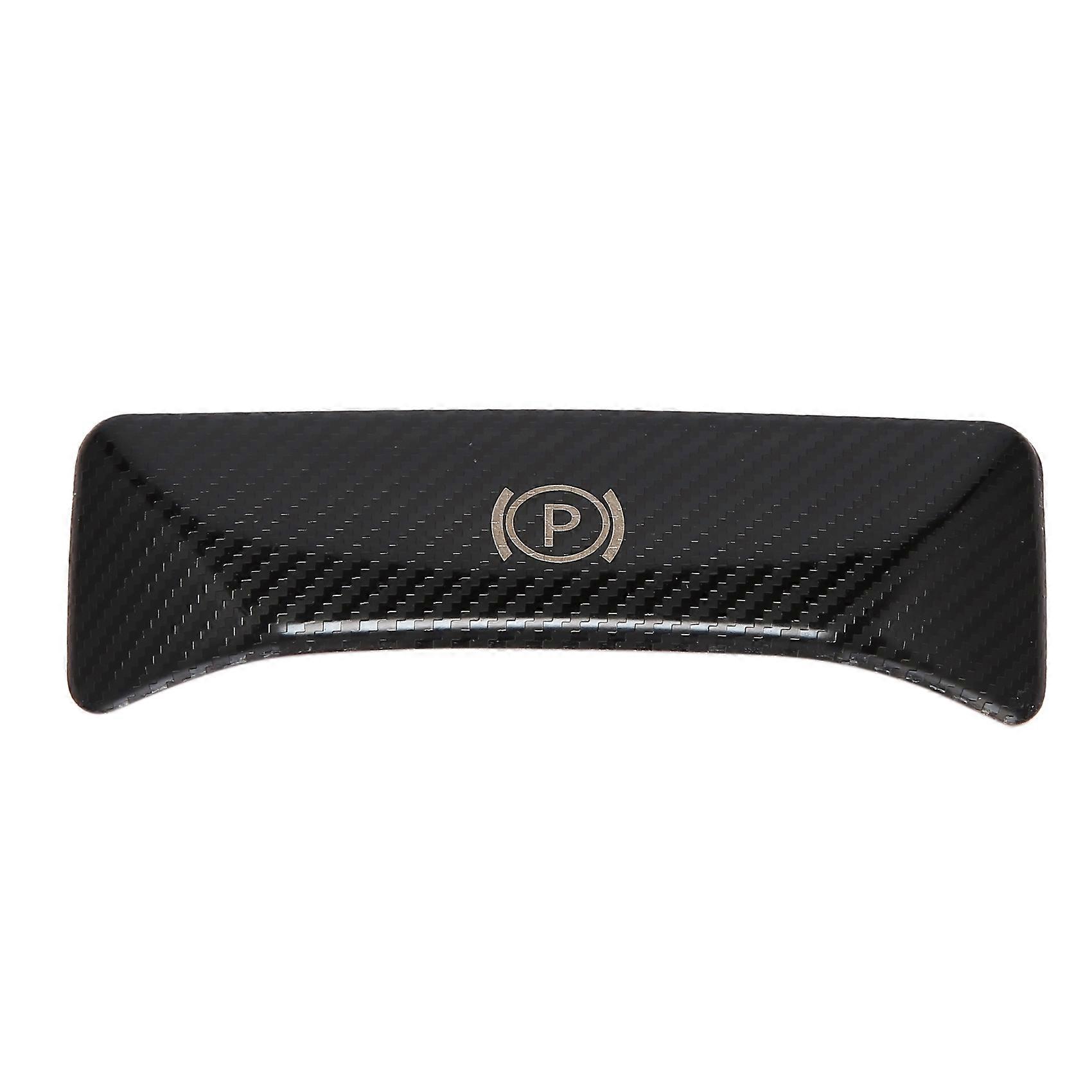 Car P Button Foot Brake Release Switch Decoration Stickers for E Class W212 C Class W204 Carbon Look