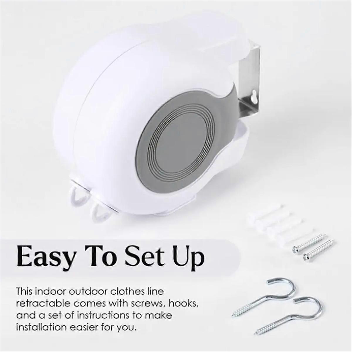 Outdoor Camping Clothesline Retractable Clothesline Drying Rope