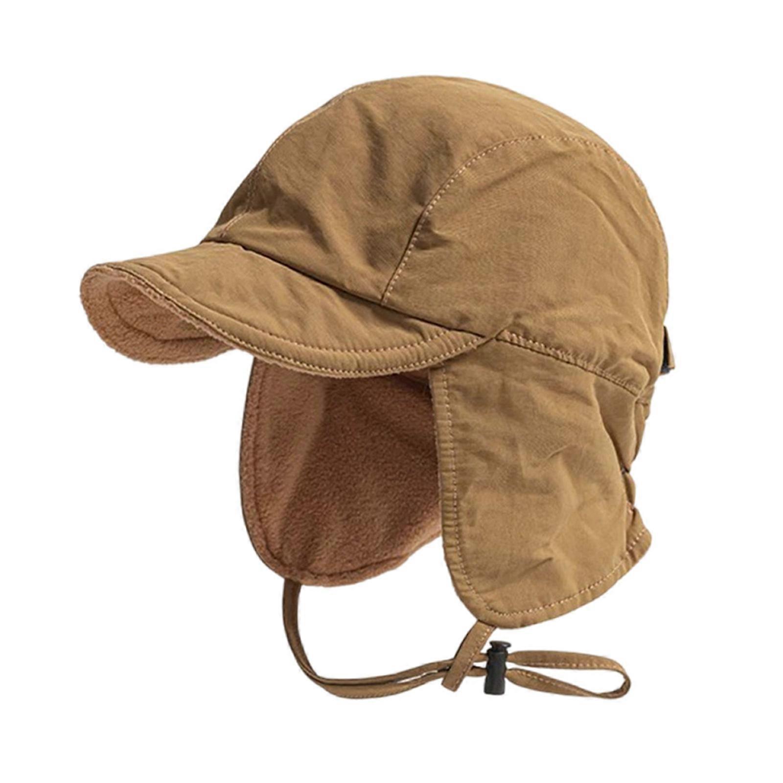 Sophisticated Unisex Hats Minimalists Hat Artistic Youth Hat Running Hat for Skiing And Hunting Khaki
